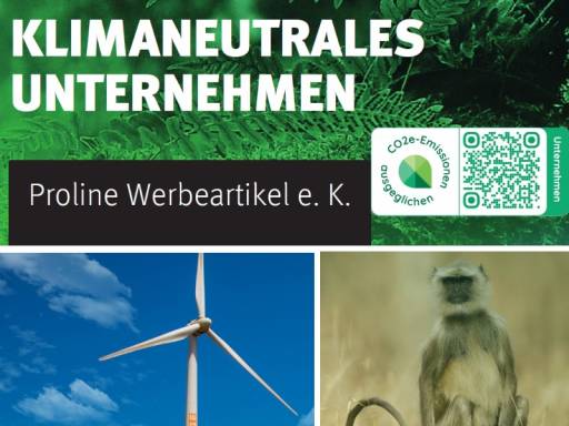 Proline ist seit 01/2018 klimaneutral